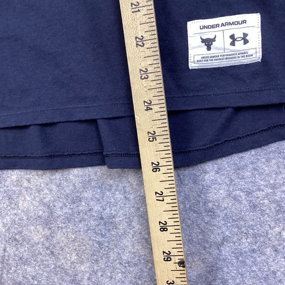 Under Armour Iron Paradise Loose Workout T Shirt Black Orange Size XL 486 - Picture 6 of 8